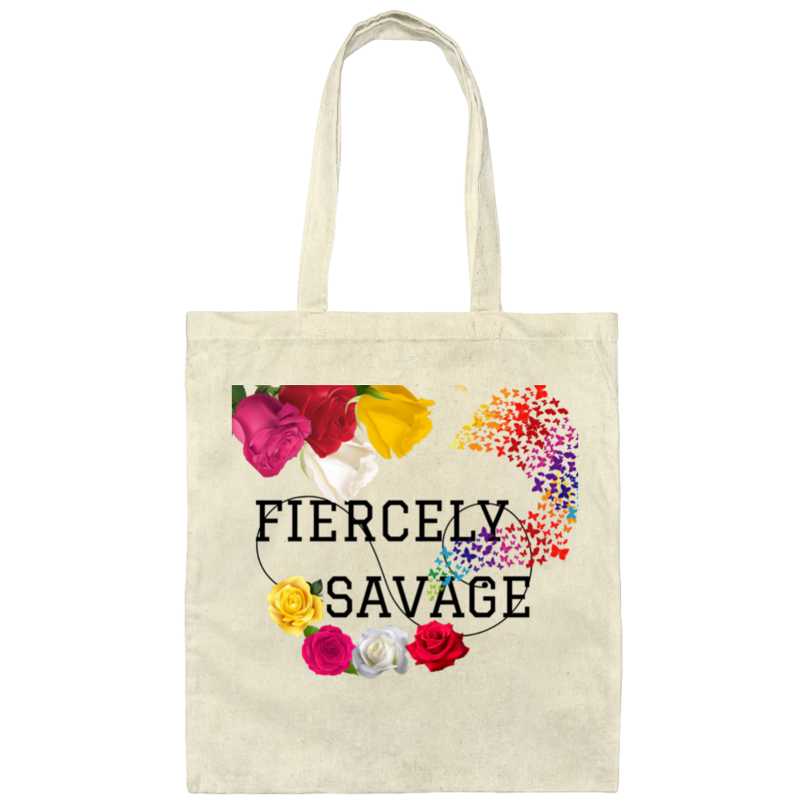 FIERCELY 2 Canvas Tote Bag