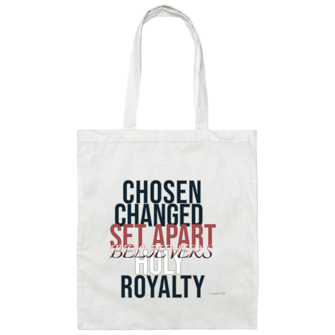 CHOSEN ROYALTY Canvas Tote Bag