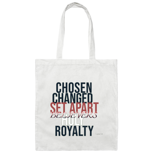 CHOSEN ROYALTY Canvas Tote Bag