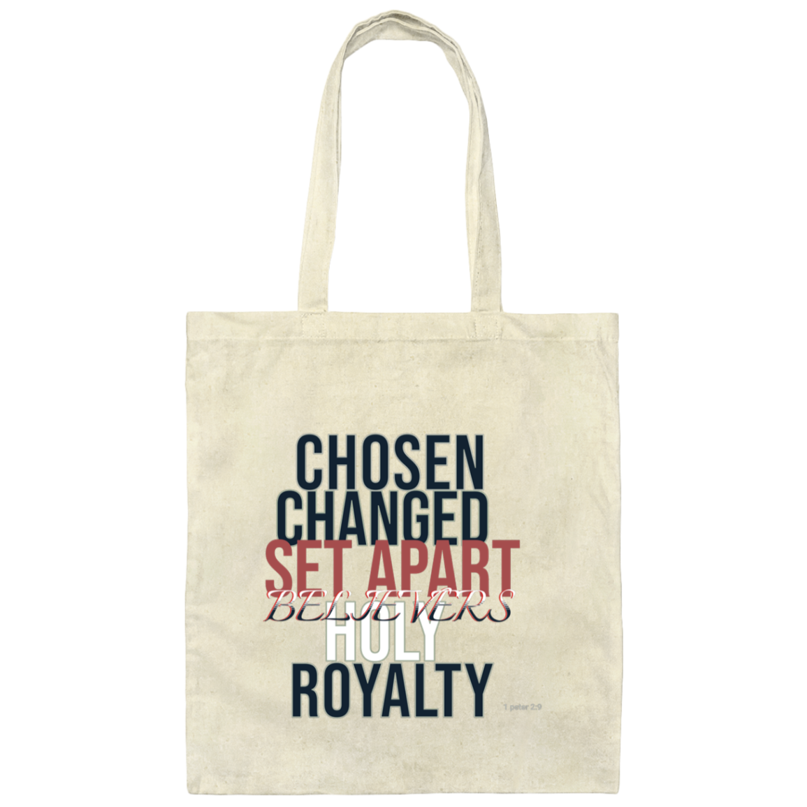 CHOSEN ROYALTY Canvas Tote Bag