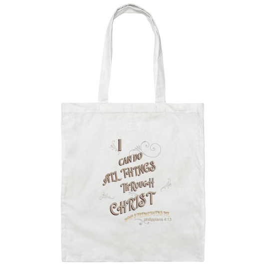 I CAN DO ALL THINGS Canvas Tote Bag