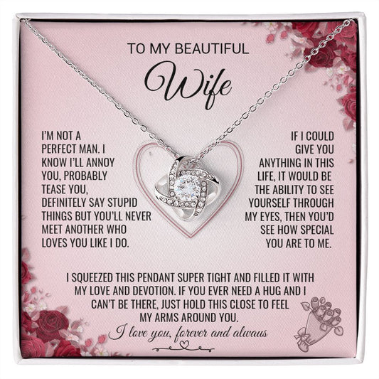 My Wife | You are special to me - Love Knot Necklace